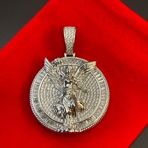 san miguel saint michael pendant plata silver 925